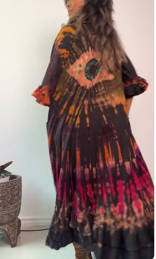 Hippie Festival Ruffle Cardigan
