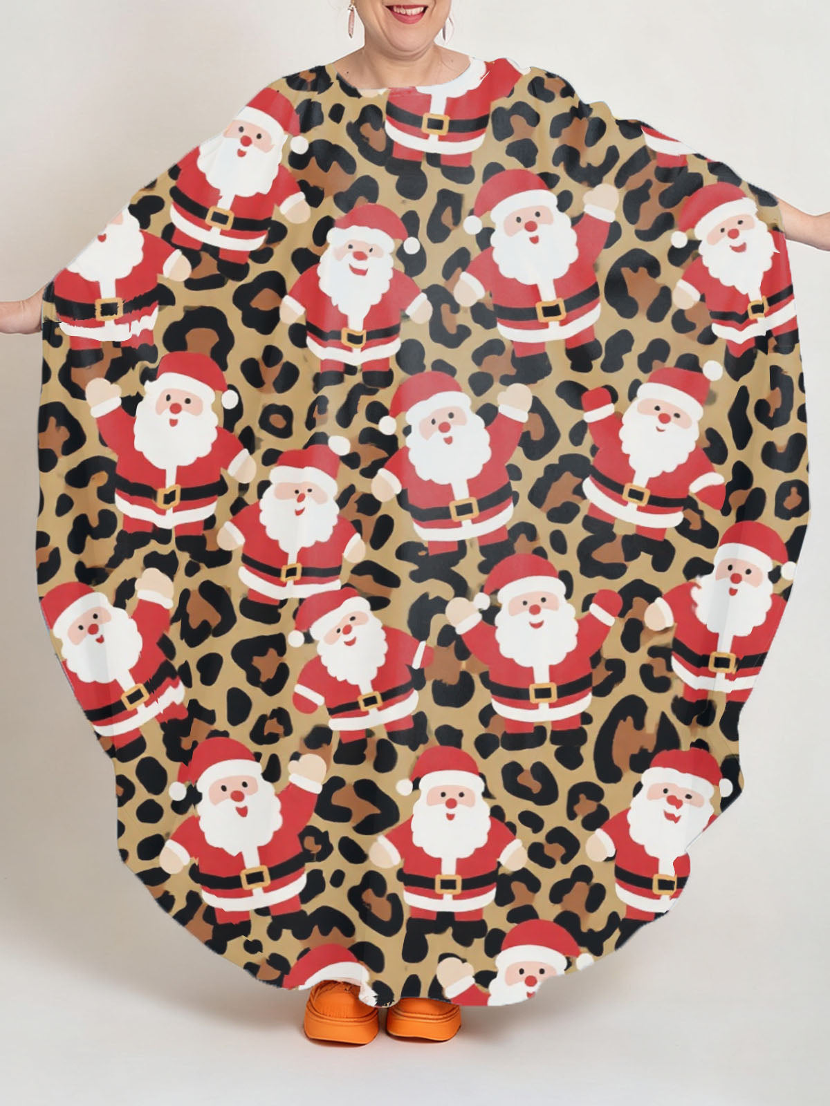 ROUND-ABOUTS: Leopard Santa Dress
