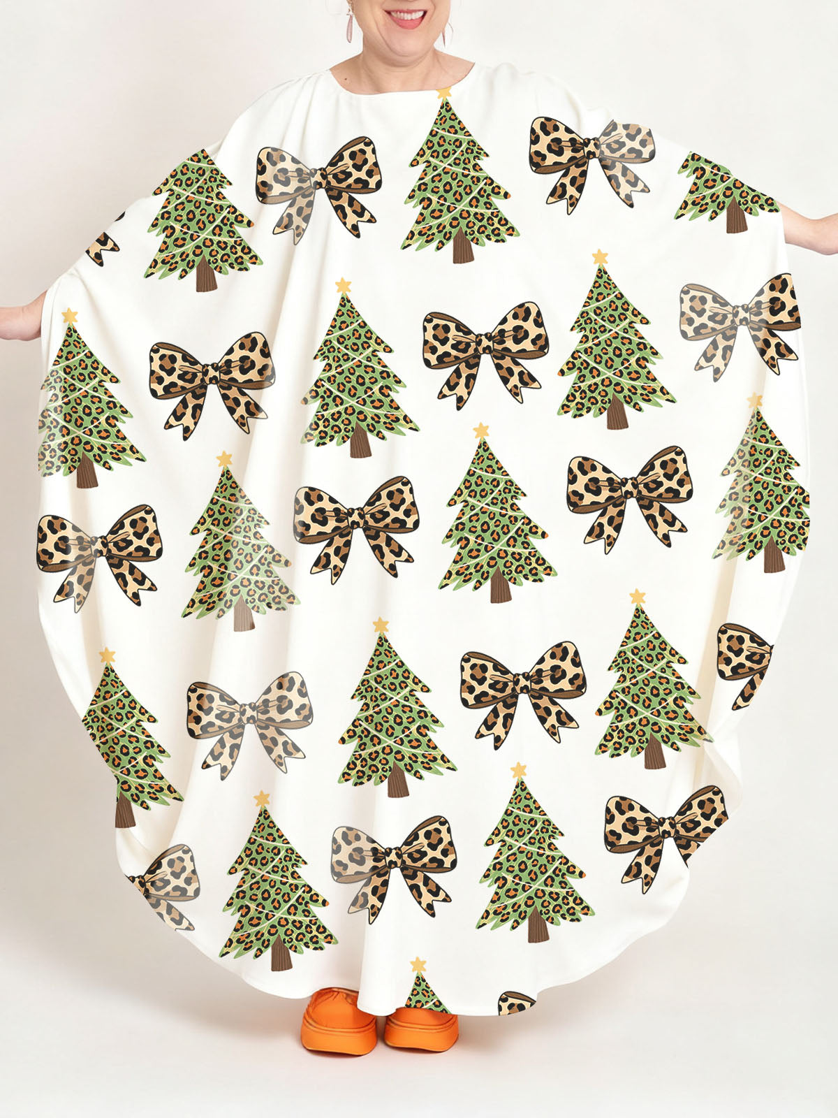ROUND-ABOUTS: Leopard Christmas Tree & Bow Dress
