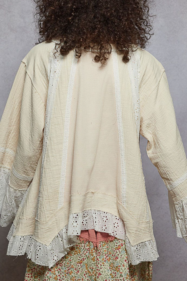 Ruffled Patchwork Top