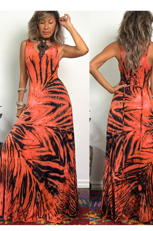 Bohemian hippie dress