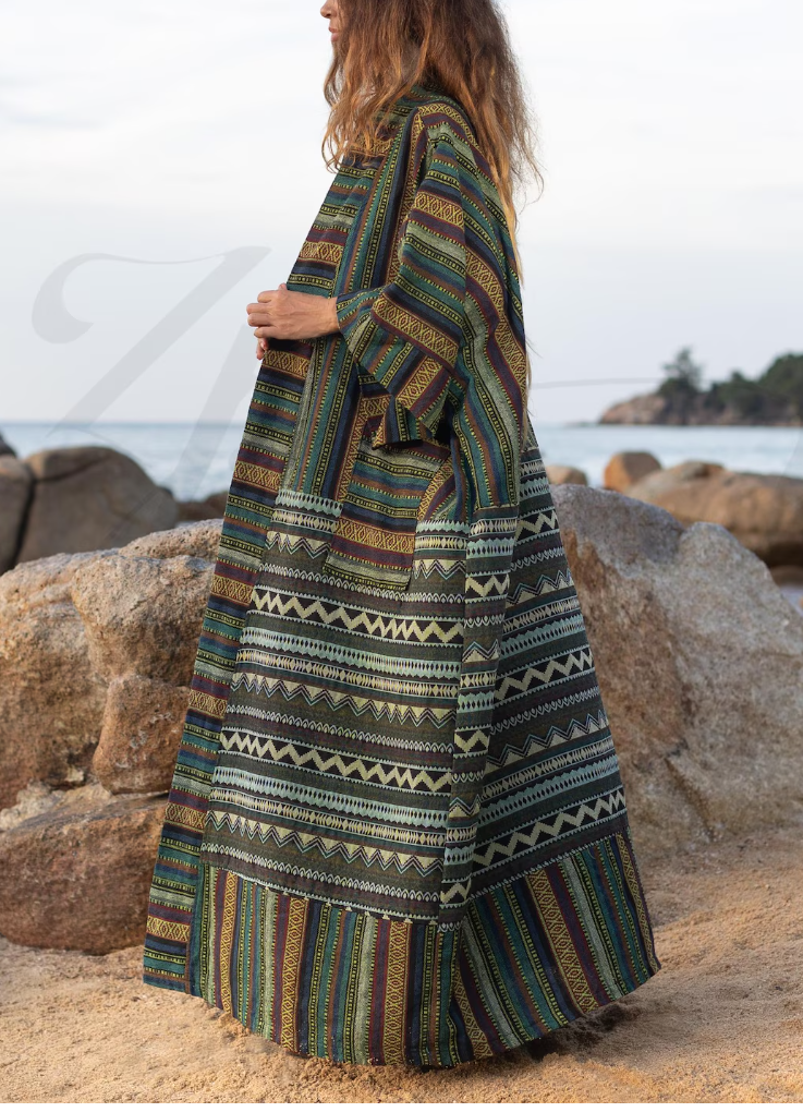 Emerald Isle Boho Duster