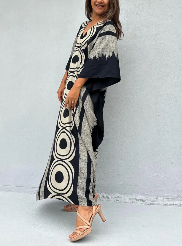 Screen Printed Resort Dress