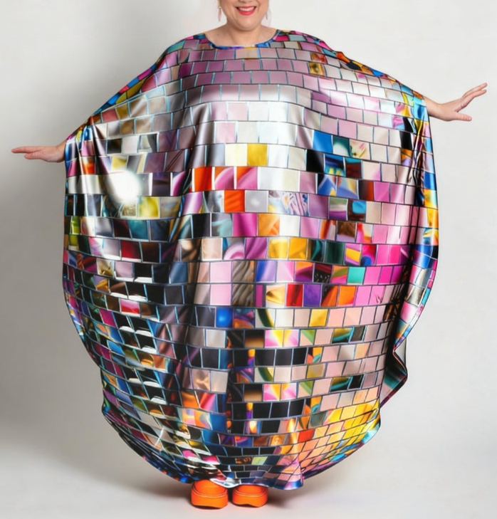 ROUND-ABOUTS: Colorful Disco Dress