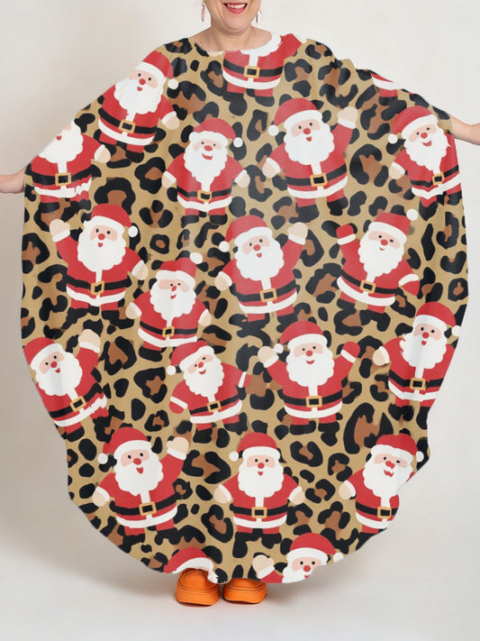 ROUND-ABOUTS: Leopard Santa Dress