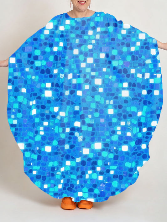 ROUND-ABOUTS: Blue Sparkle Dress