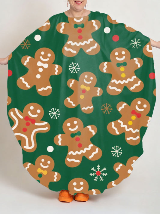 ROUND-ABOUTS: Green Gingerbread Man Dress