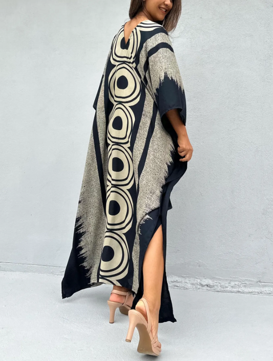 Screen Printed Resort Dress