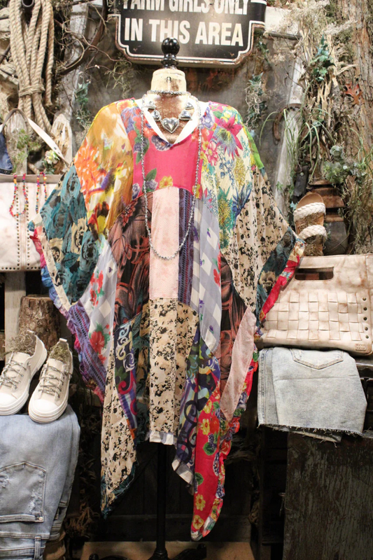 Pieces Of Patchwork Poncho