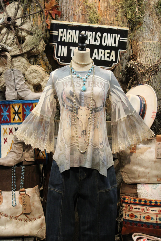 Broom Tail Western Tee