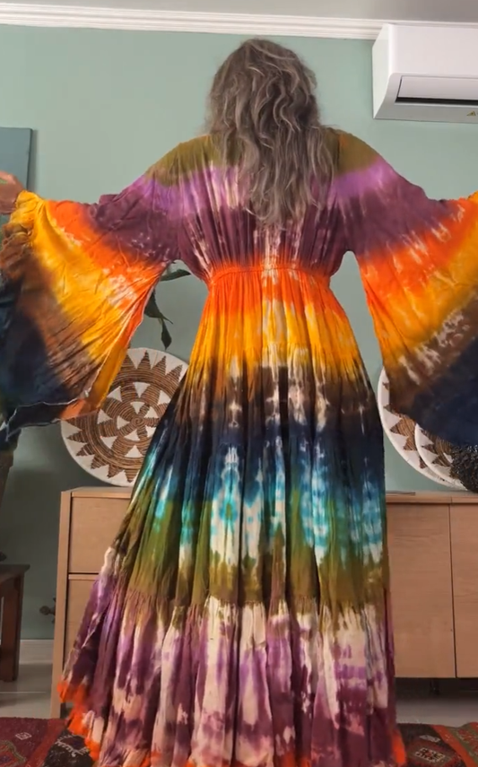 Maxi Ruffled Duster Festival  Cardigan