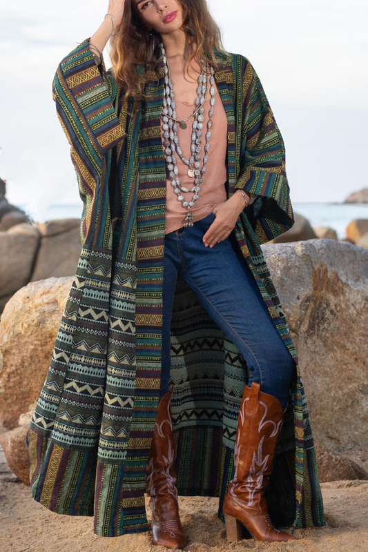 Emerald Isle Boho Duster