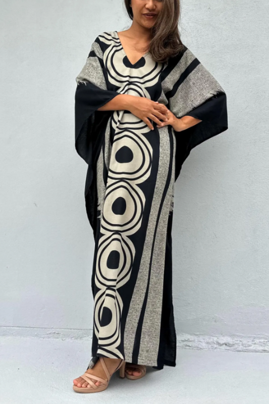 Screen Printed Resort Dress