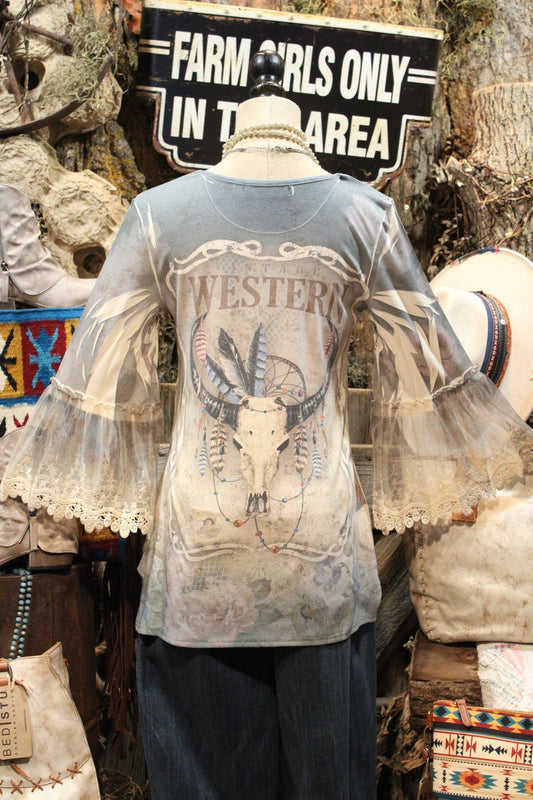 Broom Tail Western Tee