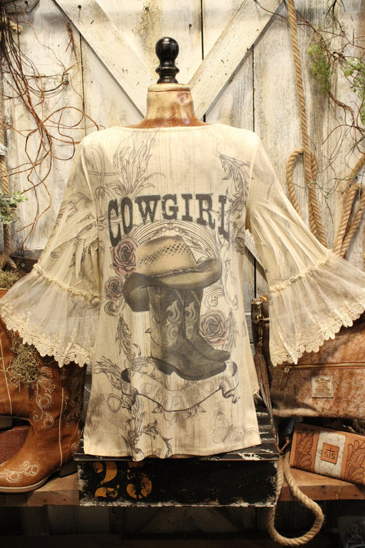Broom Tail Cowgirl Dreams Tee